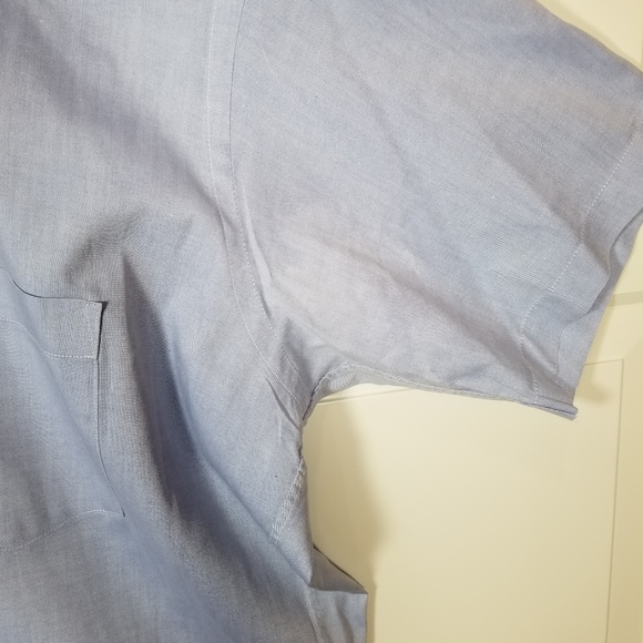 Hathaway Short Sleeve Blue Shirt 16 - Picture 8 of 16